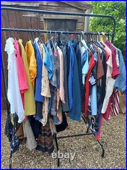 Bulk Vintage Wholesale Lot 50 Shirts Skirts Dress Mix