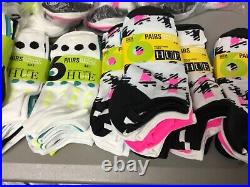 Bulk Wholesale 80 Packs Of 6 Pair HUE No Show Liner Socks Multi Retail $1680.00