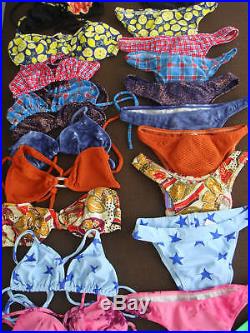 CLEARANCE SALE Women's Bikini Set 100 Wholesale Lots (solids, patterns, retro)