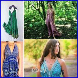 Dress Wedding Dress Boho Hippie Wholesale Maxi Wrap 5 PC Dress Silk Women