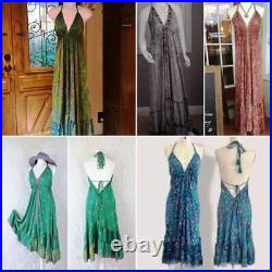 Dress Wedding Dress Boho Hippie Wholesale Maxi Wrap 5 PC Dress Silk Women