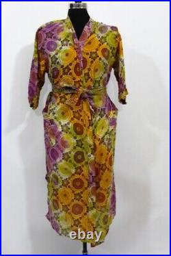 Express Delivery Wholesale lot of 10 Vintage Indian Cotton Sari Long Kimono 2