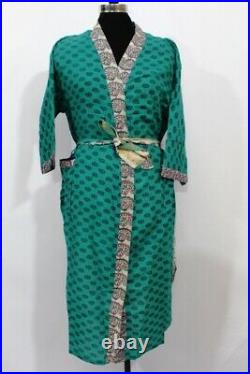 Express Delivery Wholesale lot of 10 Vintage Indian Cotton Sari Long Kimono 3