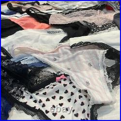 HUGE LOT 41 NWT Victoria's Secret Thong Bikini Wholesale Panties L