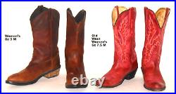 HUGE WHOLESALE RESALE RETAIL LOT 24 Vtg LEATHER Women's Western Boots 6 10 M