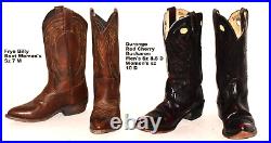 HUGE WHOLESALE RESALE RETAIL LOT 24 Vtg LEATHER Women's Western Boots 6 10 M