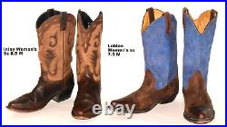 HUGE WHOLESALE RESALE RETAIL LOT 24 Vtg LEATHER Women's Western Boots 6 10 M