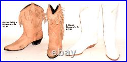 HUGE WHOLESALE RESALE RETAIL LOT 24 Vtg LEATHER Women's Western Boots 6 10 M