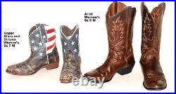 HUGE WHOLESALE RESALE RETAIL LOT 24 Vtg LEATHER Women's Western Boots 6 10 M