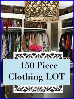 HUGE clothing LOT 150 PIECES Namebrand Resell Wholesale Womens Clothes Bulk lot