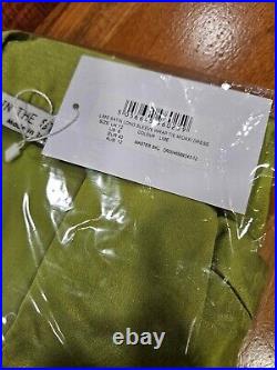 In The Style Ladies Wrap Dress Lime Green Branded Wholesale Job Lot Sizes 6 20
