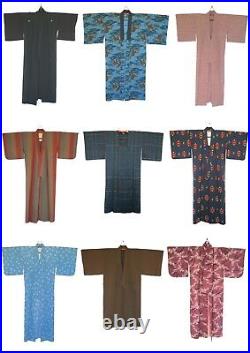JOB LOT 10x Vintage Japanese Kimono WHOLESALE