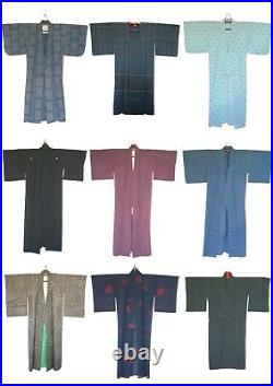 JOB LOT 10x Vintage Japanese Kimono WHOLESALE