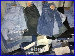 Job Lot 50 Pcs Handpick Vintage Levis 501 Shorts Wholesale Random Colours/sizes