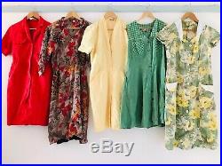 Job Lot #B Wholesale 60 x 50s 60s 70s 80s 90s Vintage Dresses A Grade