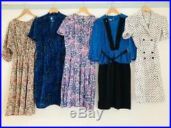 Job Lot #B Wholesale 60 x 70s 80s Vintage Shirt Secretary Tea Summer Dresses