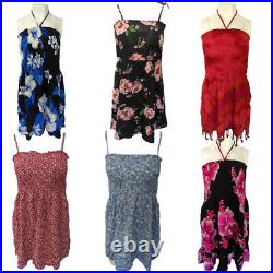 Job Lot Bandeau Dresses Casual Summer Floral Bulk Wholesale x40 -Lot1019