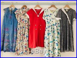 Job Lot #F Wholesale 60 x 70s 80s Vintage Shirt Secretary Tea Dresses A Grade