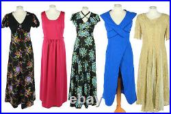 Job Lot Vintage Dress 70s 80s 90s Summer Casual Floral Wholesale x20 -Lot874