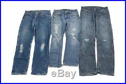 Job Lot Vintage Levis 501 Jeans Wholesale X20 Pieces Grade B