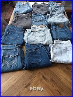 Lee Jeans Womens Job Lot Wholesale Bundle 12 Pairs Sizes 8 14 Most Grade A