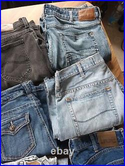 Lee Jeans Womens Job Lot Wholesale Bundle 12 Pairs Sizes 8 14 Most Grade A