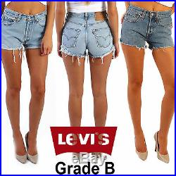 Levis High Waisted Shorts Job Lot Vintage Grade B Wholesale X20 Pieces