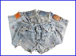 Levis Womens Shorts High Waisted Hotpants Levi Grade B Wholesale/Joblot x20