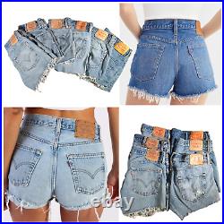 Levis Womens Shorts High Waisted Hotpants Levi Grade B Wholesale/Joblot x20