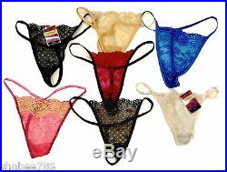 Lot 75 Pcs Wholesale Women Brand name Underwear G-String Thong Panties Lingerie