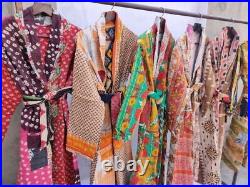 Lot Wholesale Assorted Vintage Kantha Jacket Kimono Winter Windbreaker Robe