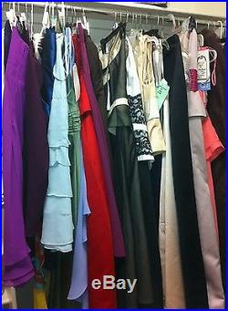 Lot of 18 mix and match dresses Wholesale 14 gowns, 3cocktails, 1suit brand new
