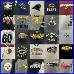 Lot of 50 Wholesale NFL Football Sports Modern Women's T-Shirt XS S M 1689