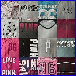 Lot of 50 Wholesale Pink Brand Victorias Secret Womens Clothing Size S 407