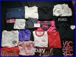 Lot of 51 Wholesale Pink Brand Victorias Secret Womens Clothing XPINKLOT4