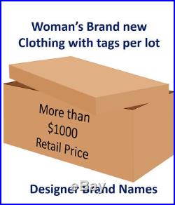 MSRP $1000 NEW Wholesale LOT Women's Clothing- Major Brand Names Designer