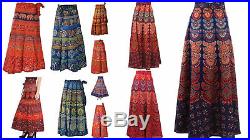 Mandala Print Wholesale Lot Long Skirt Belly Dance Hippie Gypsy Skirt 10 Pcs