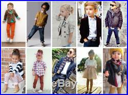 NEW Lot 120 Pcs Wholesale Kids Teenagers Children Boys Girls Mixed Clothing