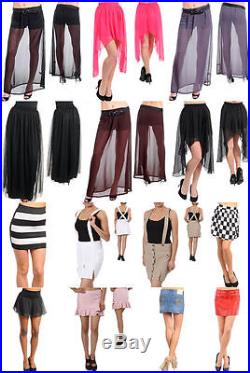 NEW Wholesale Lot 40 PCS Women Jeans Pants Skirts Shorts Leggings Sexy OS S M L
