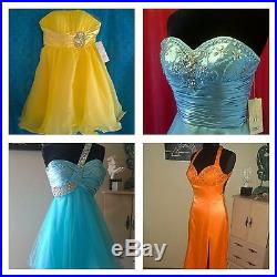 NWT Formal Dresses 10 pc LOT Prom Bridesmaid Homecoming Pageant WHOLESALE GOWN