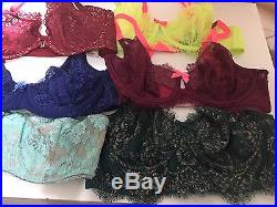 NWT Wholesale Lot of 25 VICTORIA'S SECRET Unlined Bras Mixed Sizes New Styles