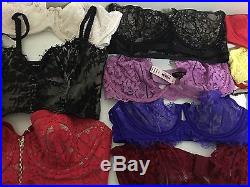 NWT Wholesale Lot of 25 VICTORIA'S SECRET Unlined Bras Mixed Sizes New Styles