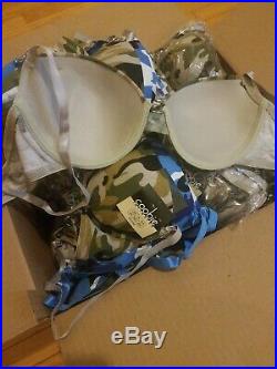 NWT Wholesale Lot of 72 pcs Women's Assorted Camouflage Soft Cup bras 34c-40c