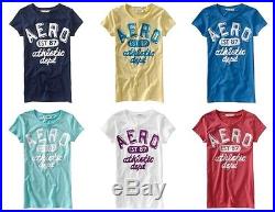 New Aeropostale Womans Lot Of 25 T-shirts Size Small Wholesale Nwt