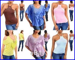New Lot 20 Pcs Women tops Junior Apparel Mixed Summer dresses Wholesale S Small