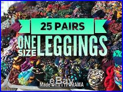 New Lularoe Leggings Os One Size Ws Wholesale Lot 25 Pairs Piece Resell Make $