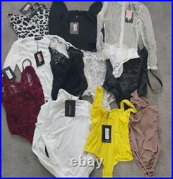 Pretty Little Thing Joblot Wholesale Ladies Bodysuits x 20 Brand New With Tags