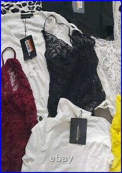 Pretty Little Thing Joblot Wholesale Ladies Bodysuits x 20 Brand New With Tags