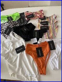Pretty little thing bikini wholesale joblot x 75 mixed sizes plt new swimwear
