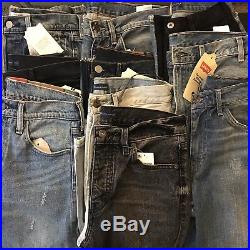 Resale Spesial Levis Womens Jeans Lot Of 10 Bundle Just WoW Wholesale New NWT